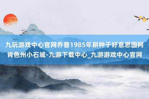 九玩游戲中心官網喬普1985年耕種于好意思國阿肯色州小石城-九游下載中心_九游游戲中心官網