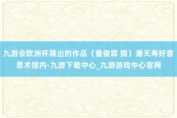 九游會歐洲杯展出的作品（童俊霖 攝）潘天壽好意思術館內-九游下載中心_九游游戲中心官網