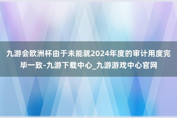 九游會歐洲杯由于未能就2024年度的審計用度完畢一致-九游下載中心_九游游戲中心官網(wǎng)